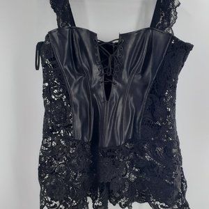 Dreamgirl Corset Black Size 44